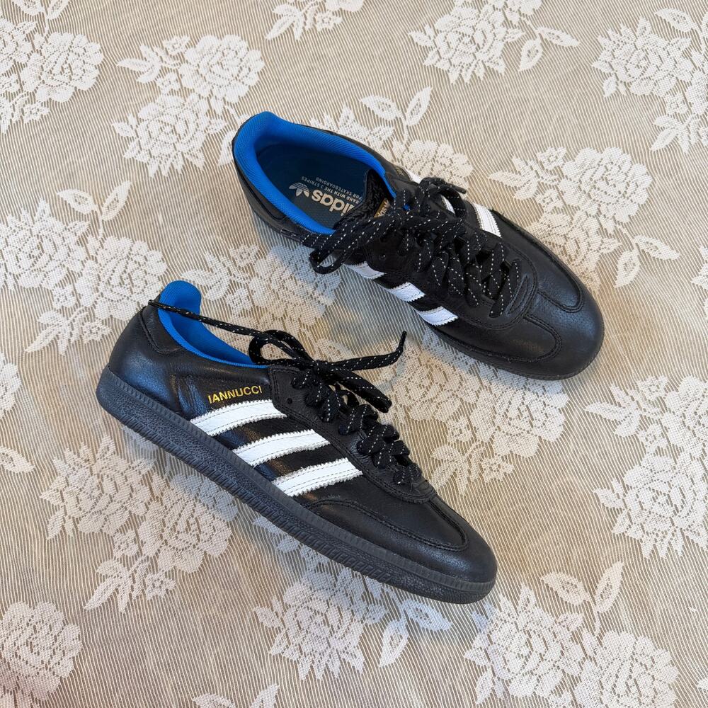 Adidas Samba ADV x Gino Iannucci Black Leather Sneakers Men’s 8